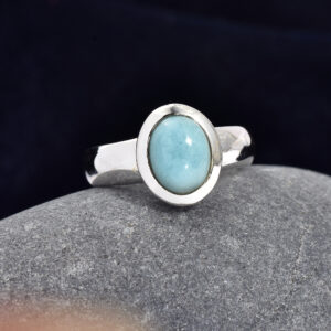 Larimar, Ring, Sterling silver 925