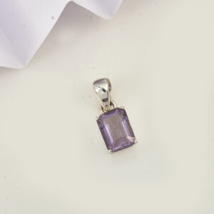 Amethyst, Pendant, Sterling silver 925