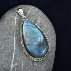 Labradorite, Pendant, Sterling silver 925