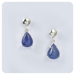 Tanzanite, Earring, Sterling silver 925