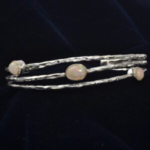 Opal, Bracelet, sterling silver 925
