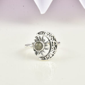 Labradorite, Ring, Sterling silver 925