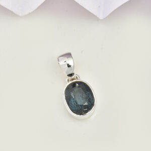 Moss Kyanite, Pendant, Sterling silver 925