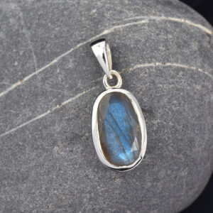 Labradorite, Pendant, Sterling silver 925
