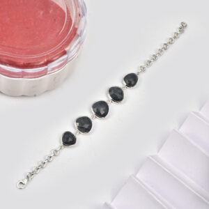 Sapphire,Bracelet, Sterling silver 925