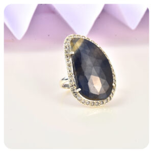 Sapphire, Ring, Sterling Silver 925